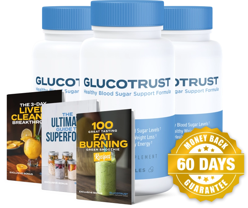 GlucoTrust 3 bottles package