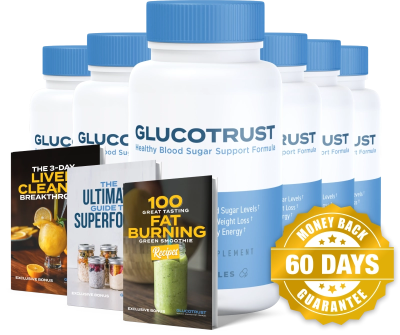 GlucoTrust 6 bottles package