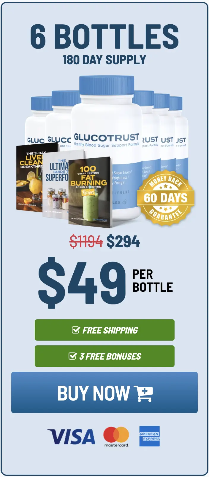 GlucoTrust Buy Six Bottles