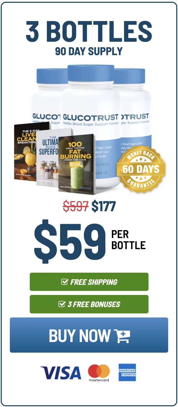 GlucoTrust Buy Three Bottles